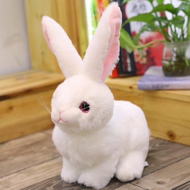 Simulation little white rabbit doll plush toy | Custom stuffed animals